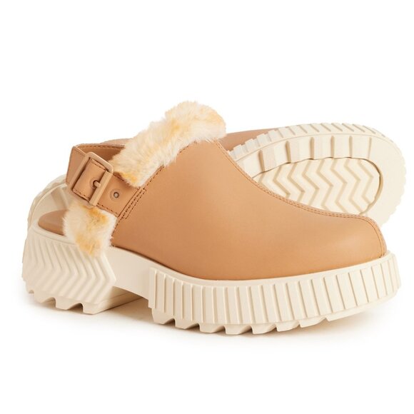 NEW Sorel Ona Ave Mules - Waterproof, Leather in Tawny Buff 825 5s3 - Picture 4 of 8